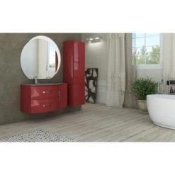 Hochschrank 45 Cm Best Rot -Badezimmergeschäft best 103 dx rosso lucido 2