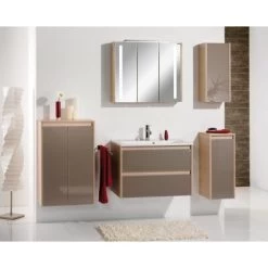 Fackelmann LED-Aufsatzleuchte VIORA EEK: A-A++ -Badezimmergeschäft cano Grau 83473 HAE US 190