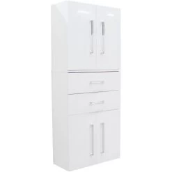 Fackelmann Hochschrank 70,5 Cm Lugano Weiß