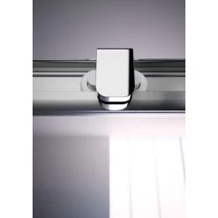 Hüppe Gleittüreckeinstieg EasyEntry 2-tlg. 1/2 BxH: 90 Cm X 200 Cm R Silber HoGl -Badezimmergeschäft obi 233