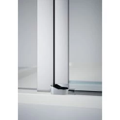 Hüppe Schwingtür Design Pure Festes Segment BxH: 100 X 200 Cm Silber HG 1 -Badezimmergeschäft obi 25