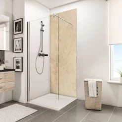 Schulte Duschrückwand Decodesign Dekor "Stein" Kalkstein Hell 210 X 100 Cm