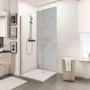 Schulte Duschrückwand Decodesign Dekor "Stein" Grau Hell 210 X 100 Cm