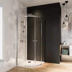 Breuer Runddusche Fara 6mit Schiebetür Chrom 90 X 90 Cm -Badezimmergeschäft obi 318