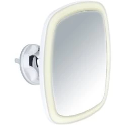 Wenko LED Wandspiegel Nurri Weiß -Badezimmergeschäft obi 376