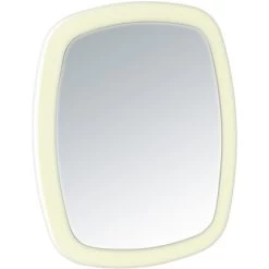 Wenko LED Wandspiegel Nurri Weiß -Badezimmergeschäft obi 377