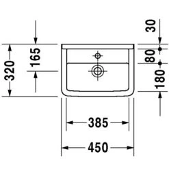Duravit Handwaschbecken Starck 3 45 Cm Weiß Mit Überlauf Und 1 Hahnloch 9 Duravit Handwaschbecken Starck 3 45 Cm Weiß Mit Überlauf Und 1 Hahnloch -Badezimmergeschäft obi 402