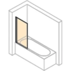 Hüppe Badewannenabtrennung Design Pure 1-tlg. BxH: 75 Cm X 150 Cm Silber HG 9 Hüppe Badewannenabtrennung Design Pure 1-tlg. BxH: 75 Cm X 150 Cm Silber HG -Badezimmergeschäft obi 415