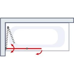 Schulte ExpressPlus Badewannenaufsatz 2-tlg. Alpinweiß Querstreifen 140x114cm 8 Schulte ExpressPlus Badewannenaufsatz 2-tlg. Alpinweiß Querstreifen 140x114cm -Badezimmergeschäft obi 421