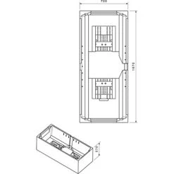 Badewannenträger Für Ottofond Malta 170 Cm X 75 Cm -Badezimmergeschäft obi 455