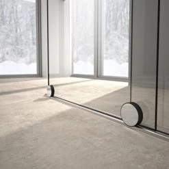 Hüppe Walk-In-Gleittür Xtensa Pure 1-tlg. F. Seg. BxH 120 X 200 Cm R Silber HG 8 -Badezimmergeschäft obi 81
