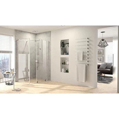 Hüppe Seitenwand Xtensa Pure Für Walk-In Gleittür BxH: 70 Cm X 200 Cm Silber HG 5 Hüppe Seitenwand Xtensa Pure Für Walk-In Gleittür BxH: 70 Cm X 200 Cm Silber HG – Bild 3