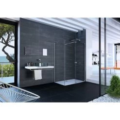 Hüppe Seitenwand Xtensa Pure Für Walk-In Gleittür BxH: 70 Cm X 200 Cm Silber HG 10 Hüppe Seitenwand Xtensa Pure Für Walk-In Gleittür BxH: 70 Cm X 200 Cm Silber HG -Badezimmergeschäft obi 90
