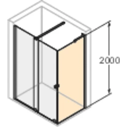 Hüppe Seitenwand Xtensa Pure Für Walk-In Gleittür BxH: 70 Cm X 200 Cm Silber HG 7 Hüppe Seitenwand Xtensa Pure Für Walk-In Gleittür BxH: 70 Cm X 200 Cm Silber HG – Bild 5