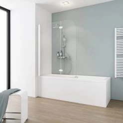 Schulte Badewannenaufsatz Weiß 140x112 Cm -Badezimmergeschäft omfort 2tlg D3353 04 50 21