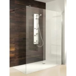 Breuer Walk-In Duschwand Entra Chrom Klarglas 100 Cm -Badezimmergeschäft tenwand klarglas typ0886 1